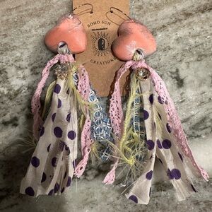 Joyful heart earrings